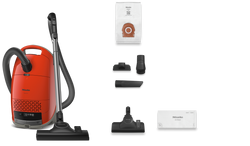 Miele Guard M1 Terra Red Cylinder Vacuum Cleaner – Powerful suction, compact design | Available at Keans Claremorris