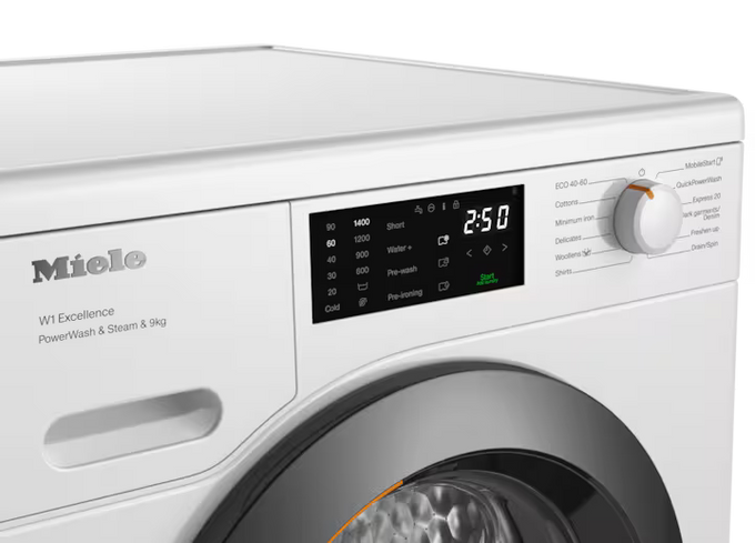 Miele Front-Loading Washing Machine 9Kg - Graphite Grey Door - Image 3