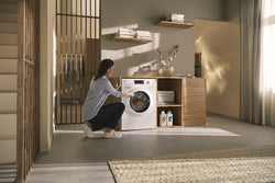 Miele W1 8kg Washing Machine in usage WCA132 