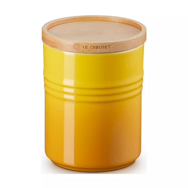 Le Creuset Nectar Medium Storage Jar with Wooden Lid