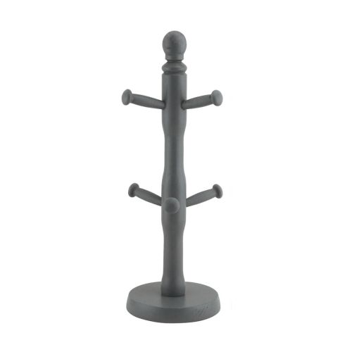 Apollo Mug Tree Charcoal holds 6 mugs, charcoal finish, stylish kitchen storage - Keans Claremorris