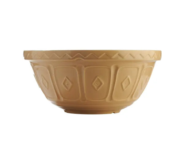 Mason Cash Cane S6 33cm earthenware mixing bowl, 6L capacity, chip-resistant, dishwasher safe – Keans Claremorris.