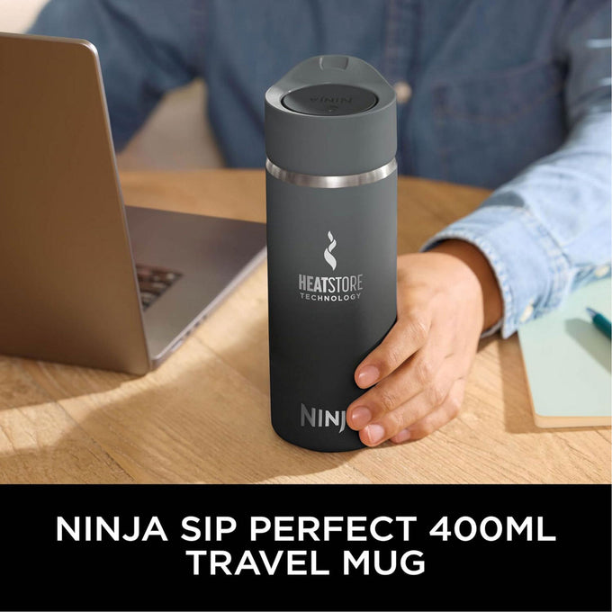 Ninja Perfect Sip Travel Mug 400ml | Black - Image 4