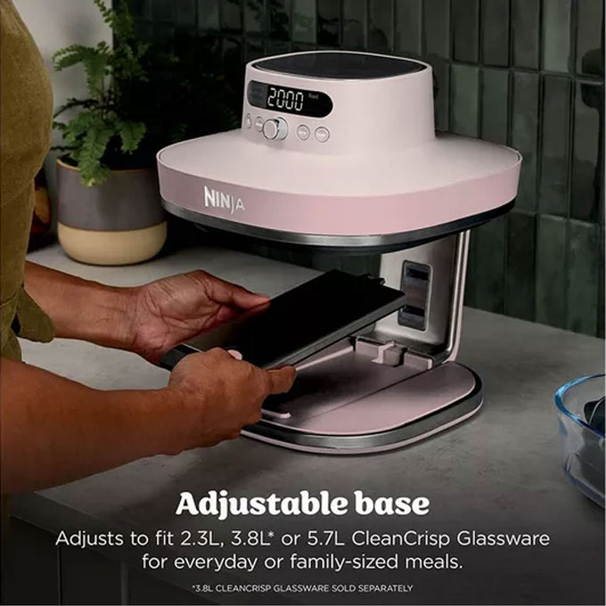 Ninja Crispi Pro - 7In1 Glass Air Fryer - Rose Quartz| AS101UKRS - Image 4