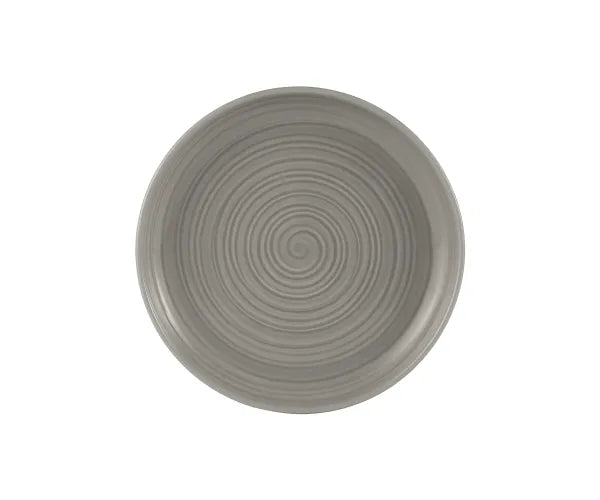 William Mason Grey Side Plate 21cm stoneware with embossed ripple, microwave and dishwasher safe – Keans Claremorris