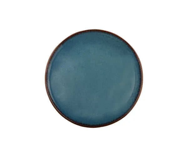 Reactive Blue Pasta Bowl - Image 1