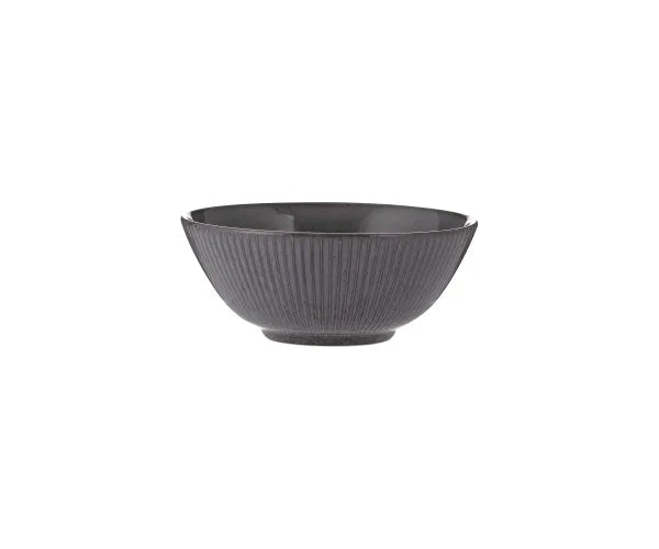 Reactive Linear Black Bowl 16Cm - Image 1