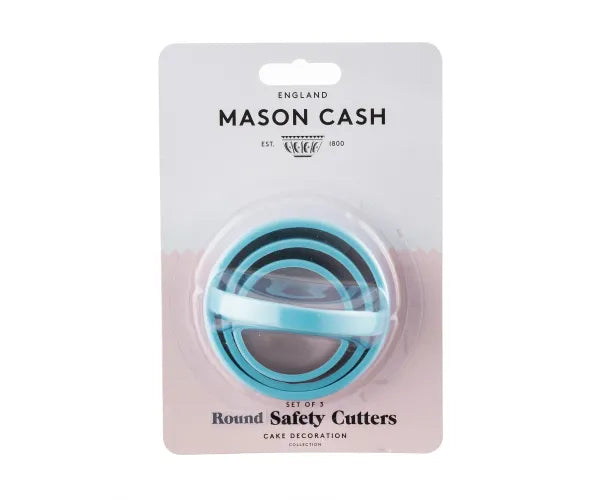 Set of 3 safety round baking cutters for kids, easy-grip design – Keans Claremorris store