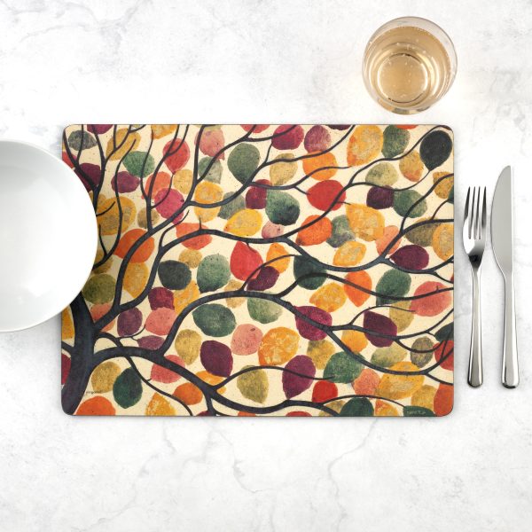 Dancing Branches Bundle Set Placemats & Coasters - Image 3