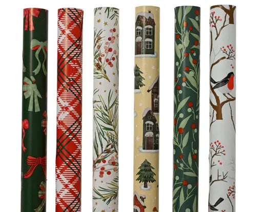 Christmas Gift Wrapping Paper 200x70cm – Assorted Design