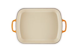 Le Creuset 33cm Cast Iron Rectangular Roaster Volcanic