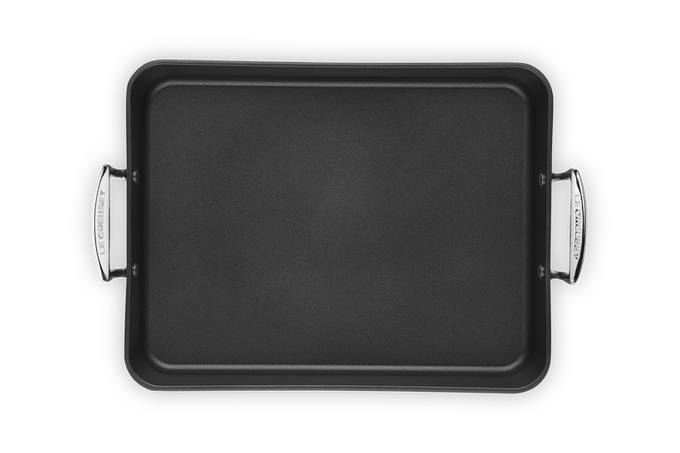 Le Creuset Toughned Non Stick Rectangular Roaster 35cm - Image 4