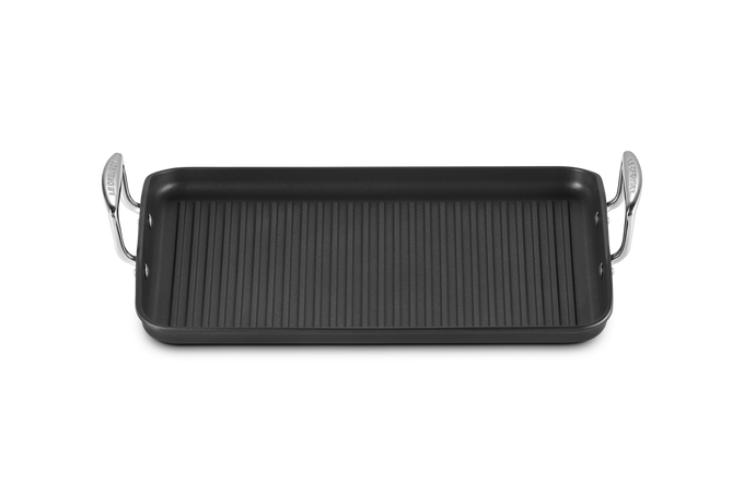 Le Creuset Toughened Non-Stick Ribbed Rectangular Grill - Image 2
