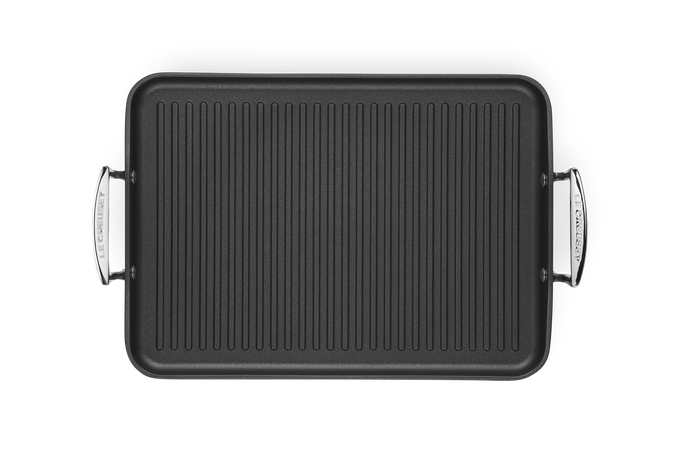 Le Creuset Toughened Non-Stick Ribbed Rectangular Grill - Image 4