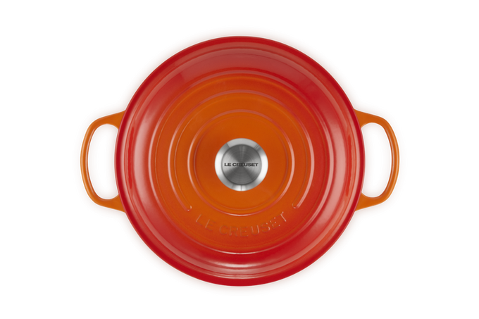 Le Creuset 26cm Shallow Casserole Volcanic - Image 4