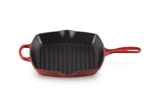 Le Creuset 26cm Square Grillit Cerise - Image 2