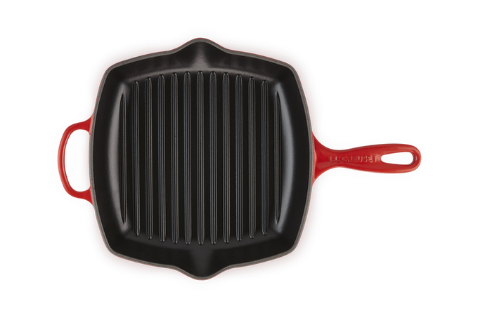 Le Creuset 26cm Square Grillit Cerise - Image 4