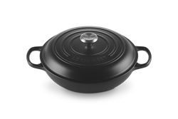 Le Creuset Signature Cast Iron Shallow Casserole 30cm Satin Black