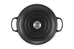 Le Creuset Signature Cast Iron Shallow Casserole 30cm Satin Black