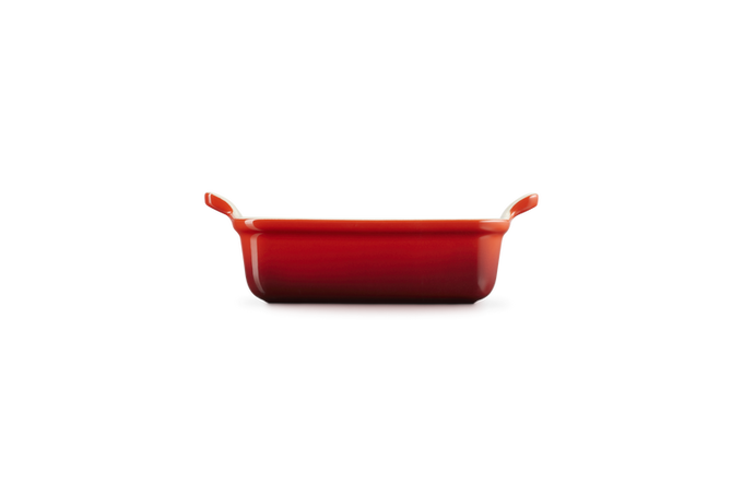 Le Creuset Stoneware Heritage Rectangular Dish 19cm Cerise - Image 2