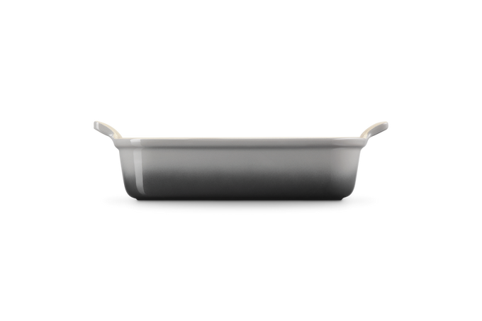 Le Creuset Stoneware Heritage Rectangular Dish 26cm Flint - Image 3