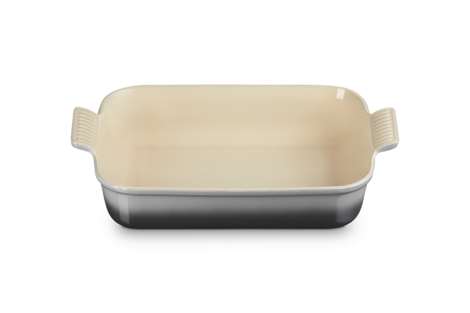 Le Creuset Stoneware Heritage Rectangular Dish 32cm Flint - Image 2