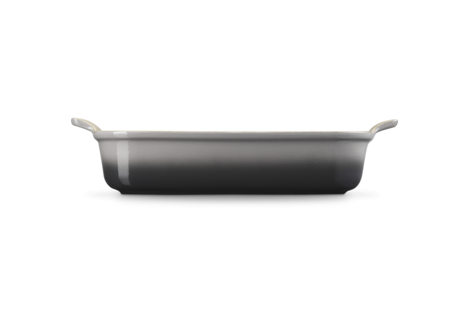 Le Creuset Stoneware Heritage Rectangular Dish 32cm Flint - Image 3