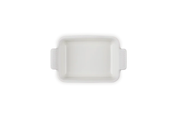 Le Creuset Stoneware Heritage Rectangular Dish 19cm Meringue - Image 4