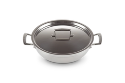 Le Creuset Classic 3-ply Stainless Steel Shallow Casserole 26cm