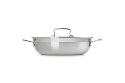 Le Creuset Classic 3-ply Stainless Steel Shallow Casserole 26cm