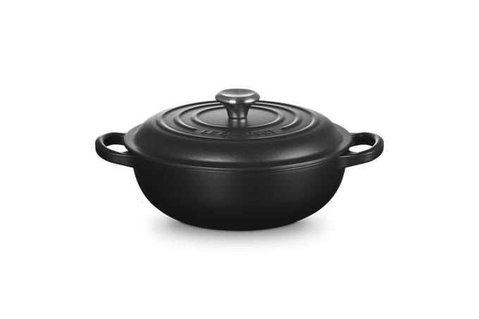 Signature Round Stew Pot 22cm Matte Black Keans Claremorris