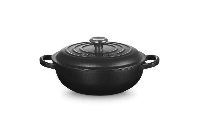 Signature Round Stew Pot 22cm Matte Black Keans Claremorris