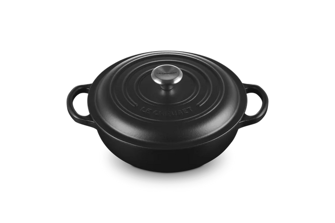 Signature Round Stew Pot 22cm Matte Black - Image 2