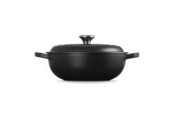 Signature Round Stew Pot 22cm Matte Black