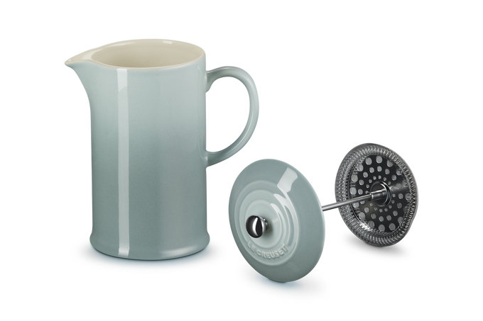 Le Creuset 1L Cafetiere with Metal Press Sea Salt - Image 5