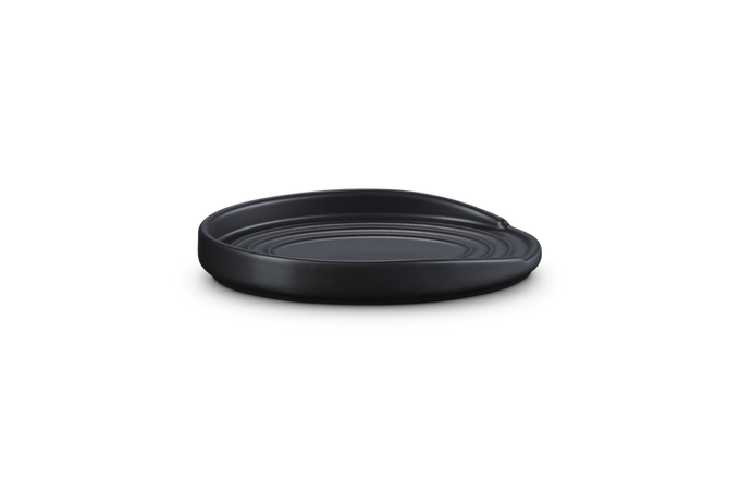 Le Creuset Stoneware Oval Spoon Rest Satin Black - Image 2