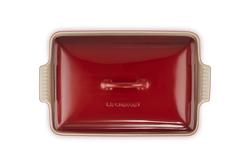 Le Creuset 33cm Rectangular Dish w/lid Cerise