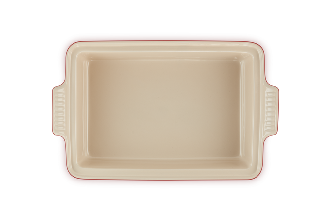 Le Creuset 33cm Rectangular Dish w/lid Cerise - Image 5