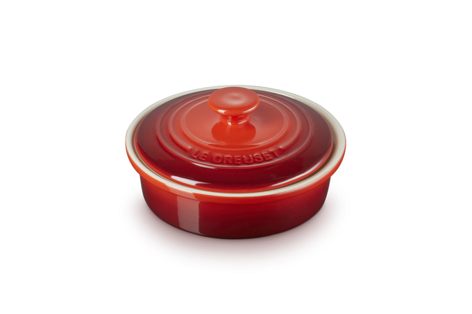 Le Creuset Stoneware Camembert Baker Cerise - Image 2
