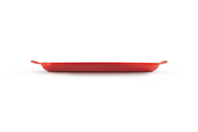 Le Creuset Traditional 32cm Cerise Rectangular Grill Pan - Durable Cast Iron Grill, Keans Claremorris