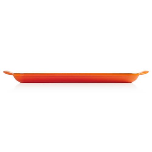 Le Creuset Volcanic 32cm Rectangular Cast Iron Grill Pan - Durable, Even Heat, Keans Claremorris