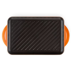 Le Creuset Volcanic 32cm Rectangular Cast Iron Grill Pan - Durable, Even Heat, Keans Claremorris