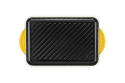 Le Creuset Traditional 32cm Rectangular Grill in Nectar orange – durable cast iron cookware | Keans Claremorris