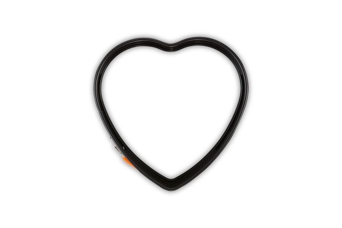 Le Creuset Heart Springform Cake Tin 25cm, non-stick, durable bakeware – available at Keans Claremorris