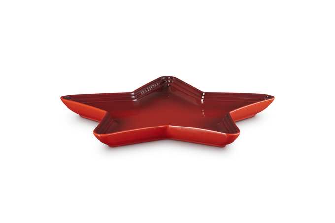 Le Creuset Stoneware 36cm Star Platter Cerise - Image 3