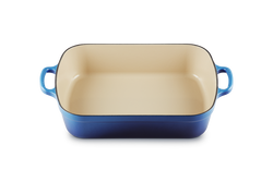 Le Creuset 33cm Cast Iron Rectangular Roaster Azure
