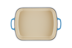 Le Creuset 33cm Cast Iron Rectangular Roaster Azure