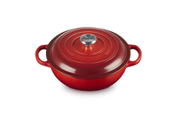 Signature Round Stew Pot 22cm Cerise