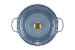 Le Creuset Signature Cast Iron Shallow Casserole 30cm Chambray