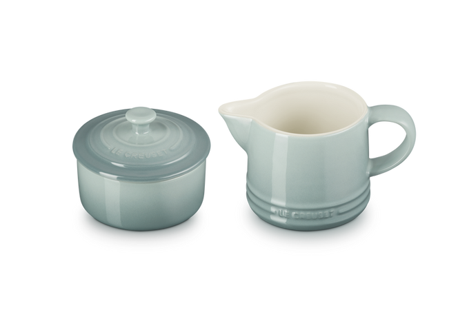 Le Creuset 300ml Milk & 250ml Sugar Set Sea Salt - Image 2